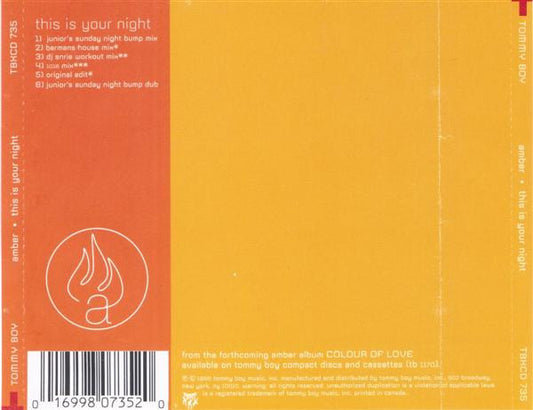 Amber : This Is Your Night (CD, Maxi)