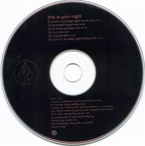 Amber : This Is Your Night (CD, Maxi)