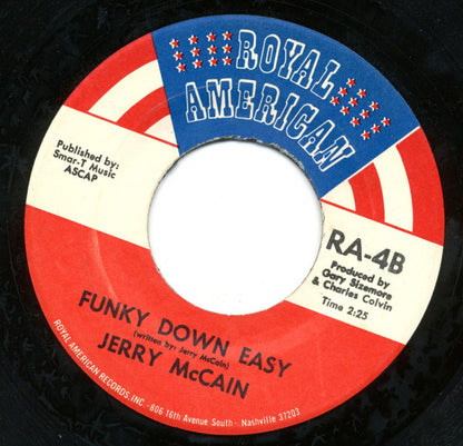 Jerry McCain : Welfare Cadillac Blues / Funky Down Easy (7", Single)