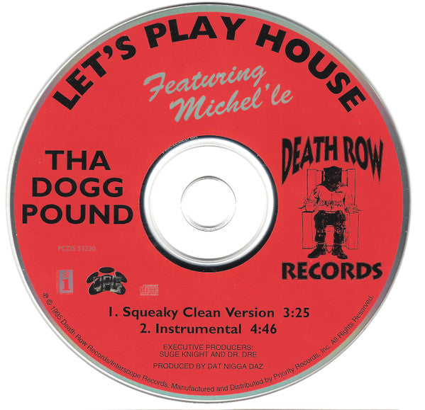 Tha Dogg Pound Featuring Michel'le : Let's Play House (CD, Single)