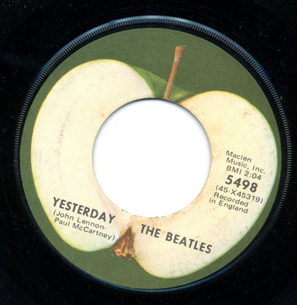 The Beatles : Act Naturally / Yesterday (7", Single, RE)