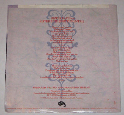 Sheila E. : Sister Fate (7", Single)