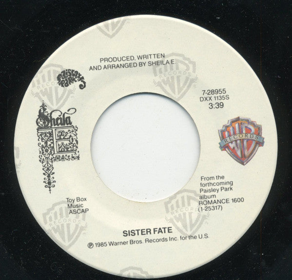Sheila E. : Sister Fate (7", Single)
