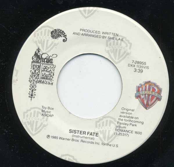 Sheila E. : Sister Fate (7", Single)