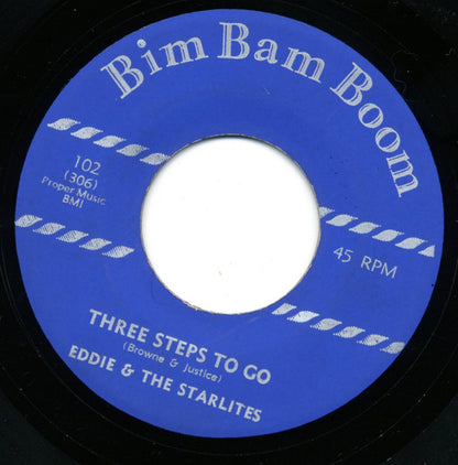 Eddie & The Starlites : Three Steps To Go / Nobody But You And Me (7", Single)