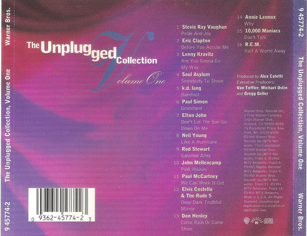 Various : The Unplugged Collection: Volume One (CD, Comp)