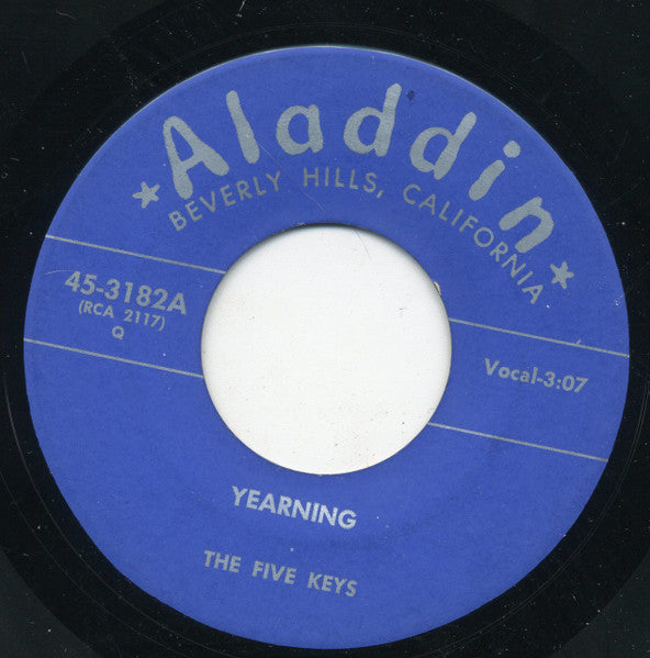The Five Keys : Yearning  / Will My Heart Stand A Chance (7", Single, Unofficial)