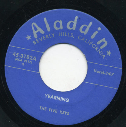 The Five Keys : Yearning  / Will My Heart Stand A Chance (7", Single, Unofficial)
