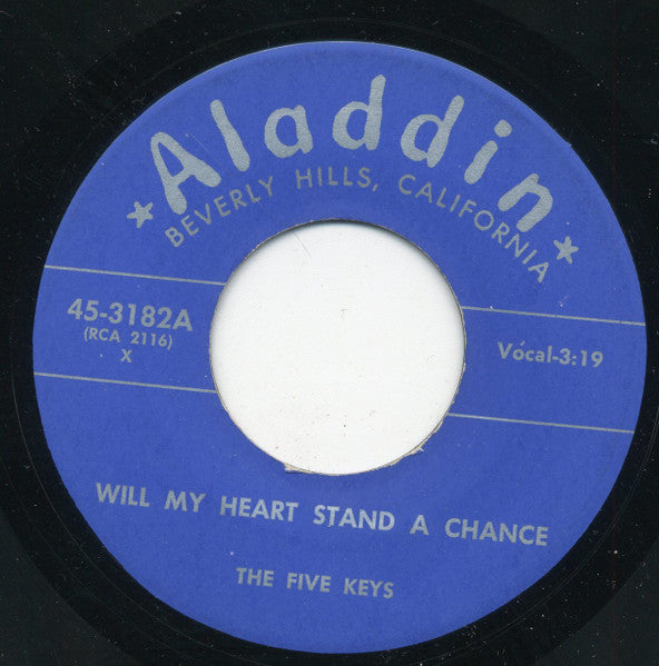 The Five Keys : Yearning  / Will My Heart Stand A Chance (7", Single, Unofficial)
