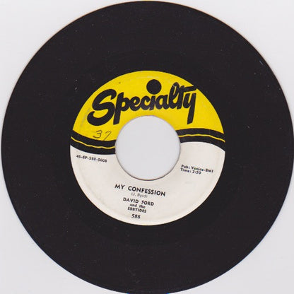 David Ford & The Ebbtides : My Confession / The Sound Of Your Voice (7", Single)