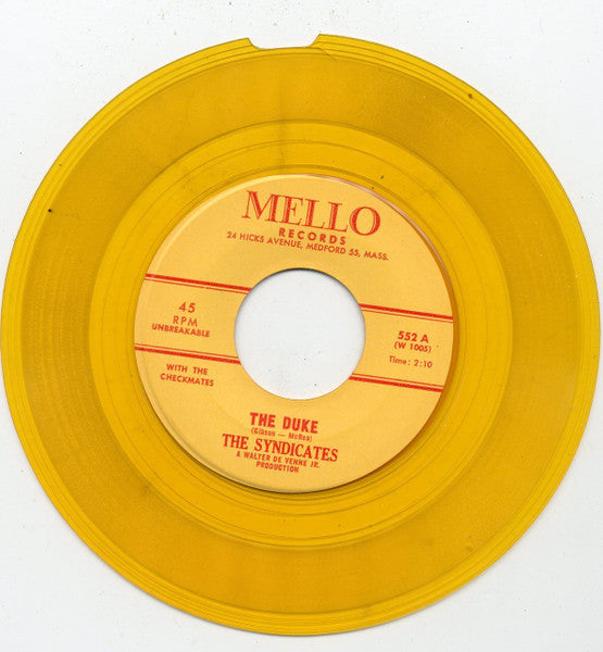 Syndicates : The Duke /  Do What You're Gonna Do  (7", Single, Yel)