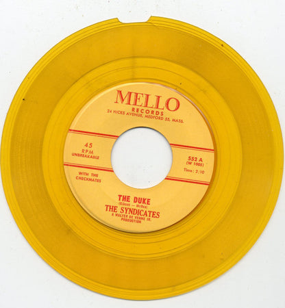 Syndicates : The Duke /  Do What You're Gonna Do  (7", Single, Yel)