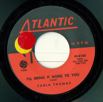 Carla Thomas : I Can't Take It (7", Single, Styrene)