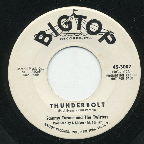 Sammy Turner And The Twisters (14) : Sweet Annie Laurie (7", Single, Promo)