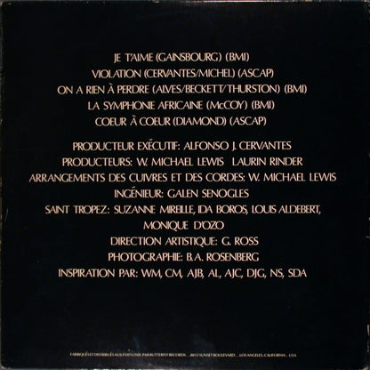 Saint Tropez : Je T'Aime (LP, Album, Pin)