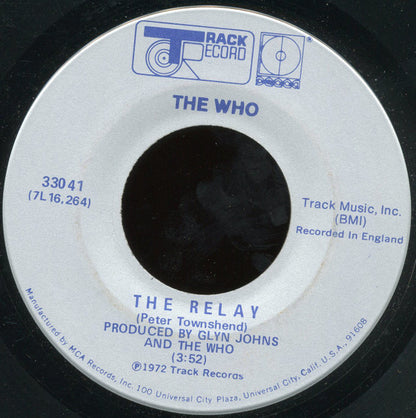 The Who : The Relay (7", Single, Glo)