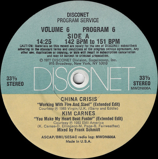 Various : Volume 6 Program 6 (2x12", P/Mixed)