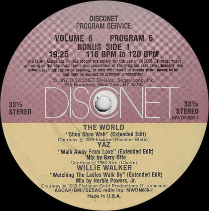 Various : Volume 6 Program 6 (2x12", P/Mixed)