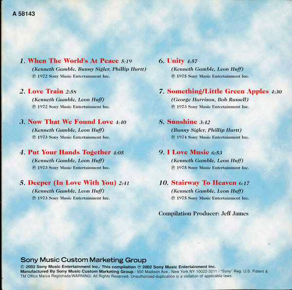 The O'Jays : When The World's At Peace (CD, Comp)