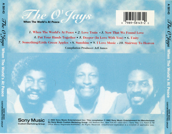 The O'Jays : When The World's At Peace (CD, Comp)