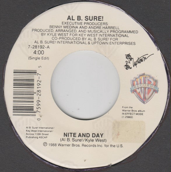 Al B. Sure! : Nite And Day (7", Single, Spe)