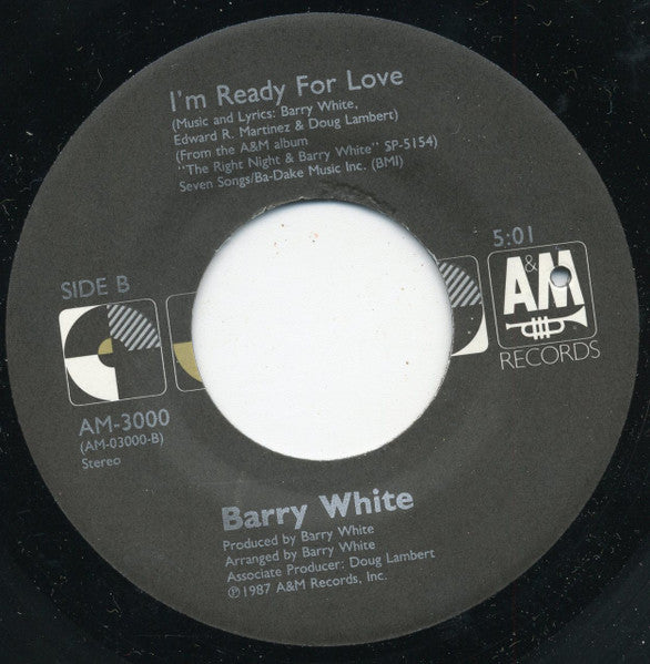 Barry White : For Your Love (I'll Do Most Anything) (7", Single)