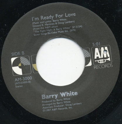 Barry White : For Your Love (I'll Do Most Anything) (7", Single)