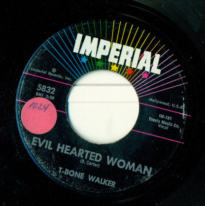 T-Bone Walker : Evil Hearted Woman / Life Is Too Short (7", Single)