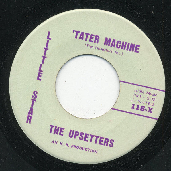 The Upsetters (2) : Tater Machine (7", Single)