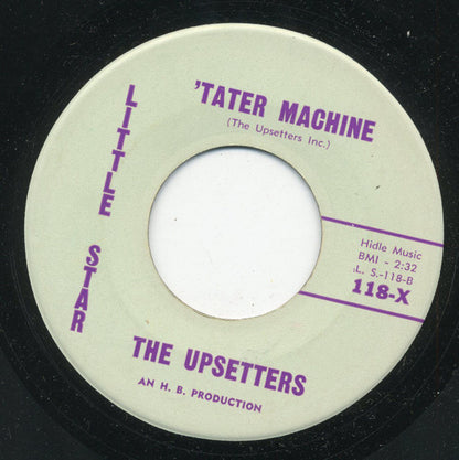 The Upsetters (2) : Tater Machine (7", Single)