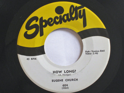 Eugene Church : Open Up Your Heart (7", Single, RE)
