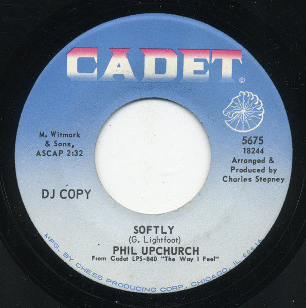 Phil Upchurch : You Don't Have To Know / Softly (7", Single, Promo)