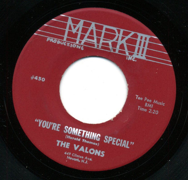 The Valons : You're Something Special (7", Single)