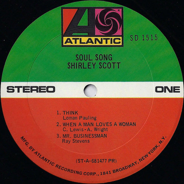 Shirley Scott : Soul Song (LP, PR)
