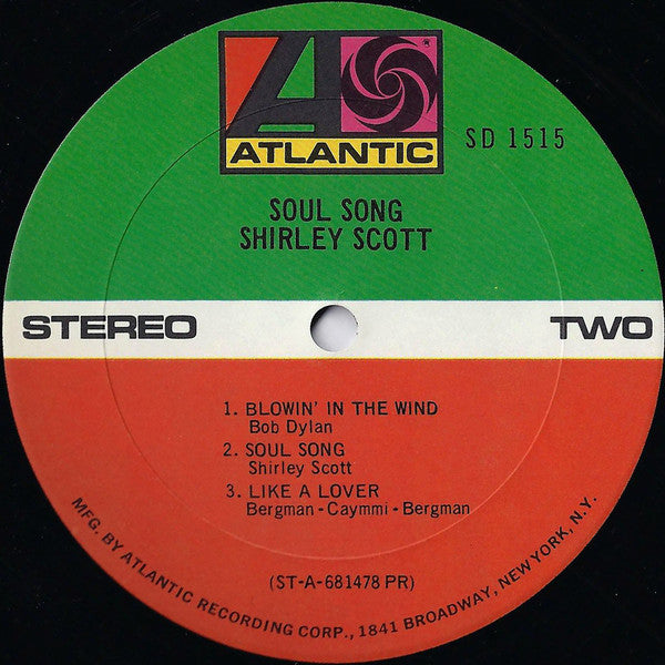 Shirley Scott : Soul Song (LP, PR)