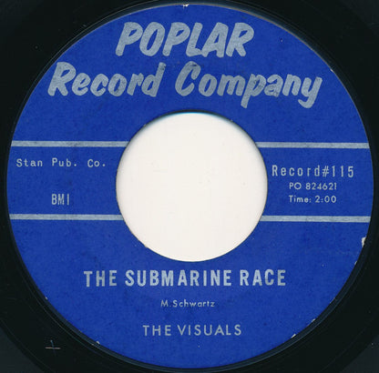 The Visuals : The Submarine Race / Maybe You (7", Single, Styrene)