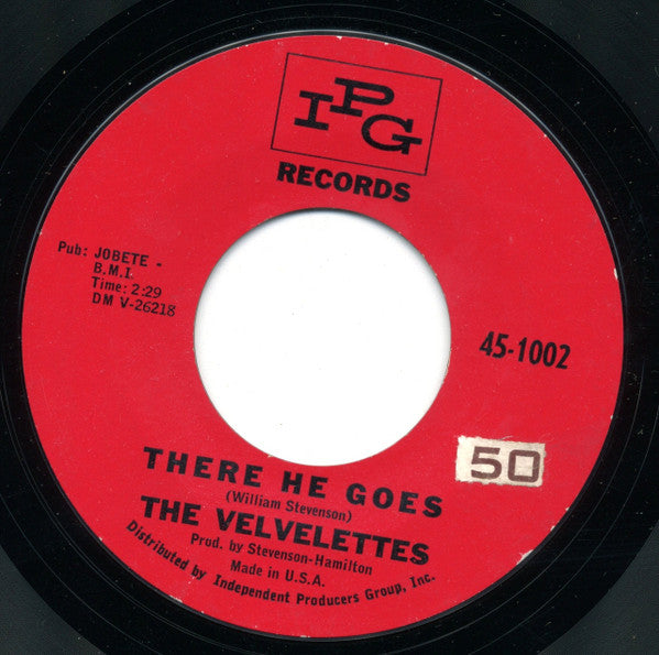 The Velvelettes : There He Goes (7", Single, Styrene)