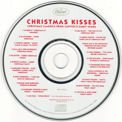 Various : Christmas Kisses: Christmas Classics From Capitol's Early Years (CD, Comp)