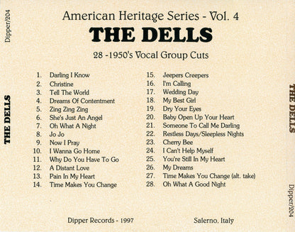 The Dells : The "Mighty" Dells w/ Johnny Funches (CD, Comp, Mono)