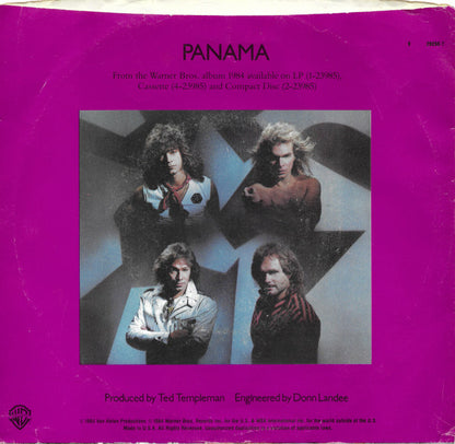 Van Halen : Panama (7", Single, Jac)