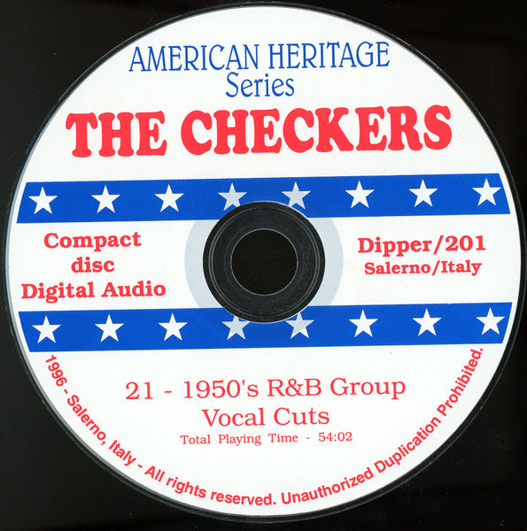 The Checkers : American Heritage Series   Vol. 1 (CD, Comp, Mono)