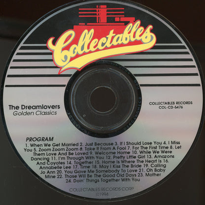 The Dreamlovers : A Golden Classics Edition (CD, Comp, Mono)