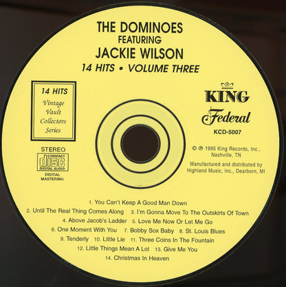 The Dominoes Featuring Jackie Wilson : 14 Hits • Volume Three (CD, Comp, Mono)