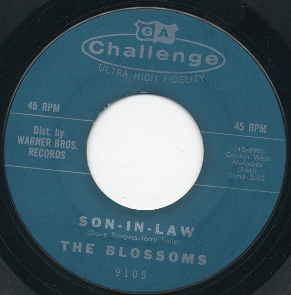 The Blossoms : Son-In-Law / I'll Wait (7", Single, Styrene)