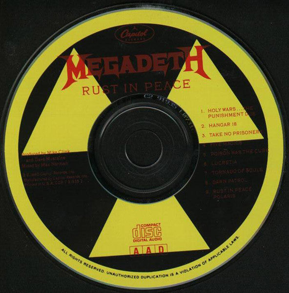 Megadeth : Rust In Peace (CD, Album)