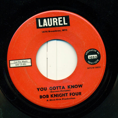 Bob Knight Four : For Sale / You Gotta Know (7", Single)