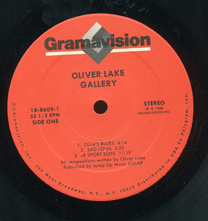 Oliver Lake : Gallery (LP, Album)