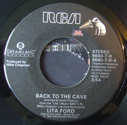 Lita Ford : Back To The Cave (7", Single)