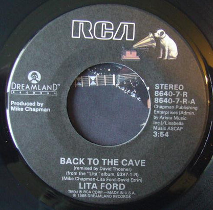 Lita Ford : Back To The Cave (7", Single)