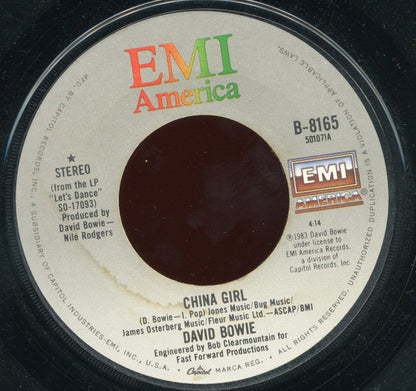 David Bowie : China Girl (7", Single, Win)